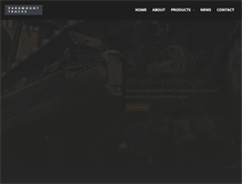 Tablet Screenshot of paramounttracks.com